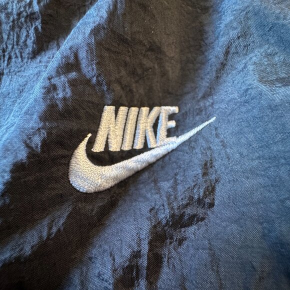 VTG Nike Swim Shorts Mens XL Black 90s Mesh Liner Big Swoosh Logo - Picture 4 of 14